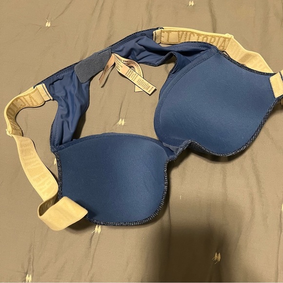 Victorias Secret The T-Shirt Push Up Bra - Full Coverage 32C Blue Heather/ Denim - Picture 8 of 12